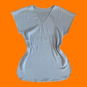 90's vintage gray satin lingerie slip dress MEDIUM california dynasty